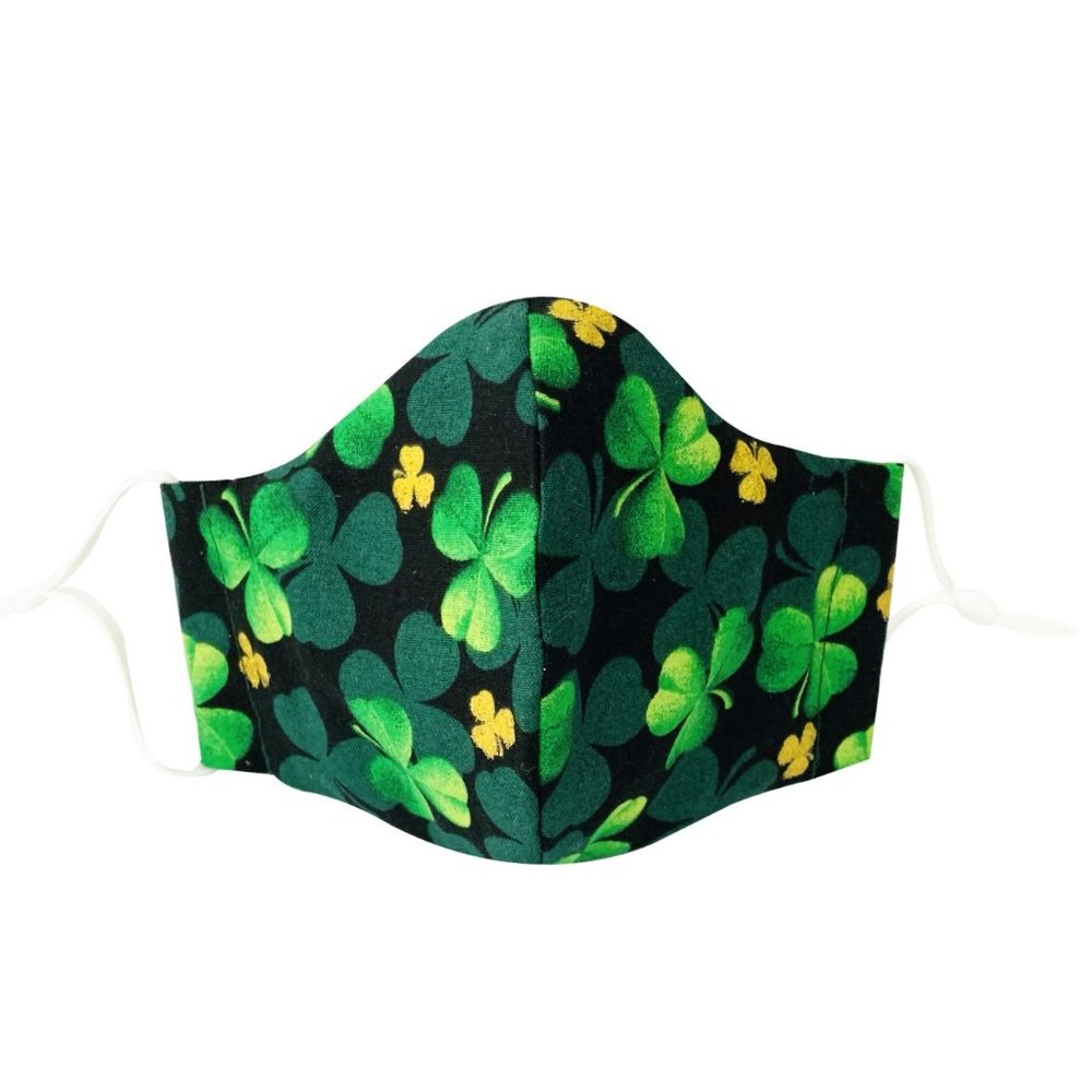 2 Cotton Face Masks - St. Patty’s Day theme